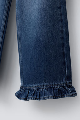 JEANS WITH RUFFLED HEM - Zara фото 4