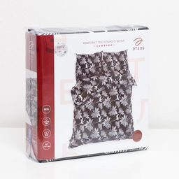 Постельное бельё Этель 2 сп Сумерки 175х215 см, 200х220 см, 70х70 см -2 шт, 100% хлопок,бязь  фото 4