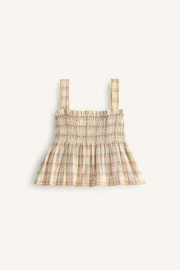 TOP CUADROS FLORES BORDADAS LIMITED EDITION / Multicolor - Zara фото 8