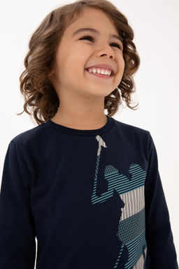 Erkek _ocuk Lacivert Pijama Tak_m_ Sepette S_rpriz _ndirim - U.s. polo assn фото 10