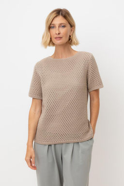 ЕВ 30221/бежевый джемпер жен