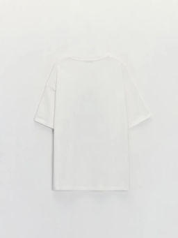 Футболка свободного кроя с принтом ZR2605023408-2 / Zarina