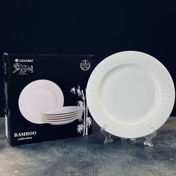 140-138 Набор из 6 тарелок 19,5см BAMBOO в под.уп.(х8)Фарфор - Lenardi фото 2