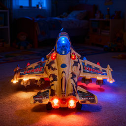 Самолет "Небесная защита-3" на батарейках, в коробке