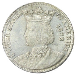 1/4 доллара (25 центов) 1893 года США Выставка в Колумбии  Копия
