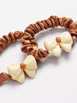 Резинка для волос 2 шт Соль&Перец светло-коричневый