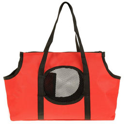 Сумка - переноска для животных на плечо, ПВХ, 37 х 13 х 20 см, красная - Simaland фото 4