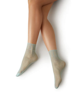 Mini  RETE POIS носки (сетка в горошек)