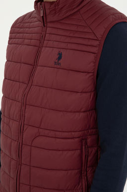 Мужской бордовый жилет - U.s. polo assn фото 14