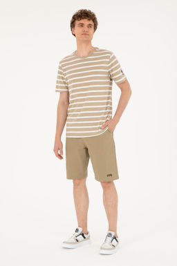 Мужская футболка светло-хаки Неожиданная скидка в корзине - U.s. polo assn фото 4