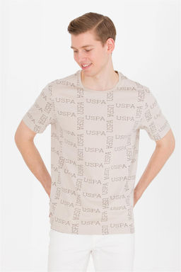 U. S. Polo Assn Мужская футболка с круглым вырезом Stone - U.s. polo assn фото 7