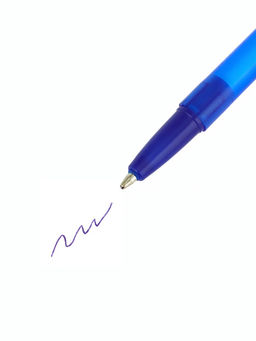 Цена за 50 шт. Ручка шариковая 1,0мм синяя, узел-игла, на масляной основе (пишет 800м)