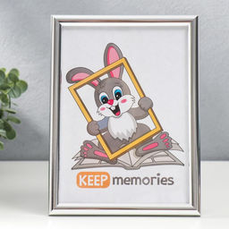 Фоторамка для фото 15×21 см Keep memories, Gabriella, пластик, серебро