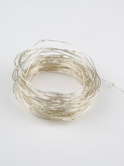 ULD-S1000-100/SCB/3AA WHITE IP20 DEW Гирлянда светодиодная на батарейках 3AA (не в/к), Роса, 10м. 100 светодиодов. Белый свет. Провод медный. TM Uniel