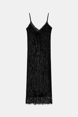 ZW COLLECTION VELVET CAMISOLE DRESS - Zara фото 6
