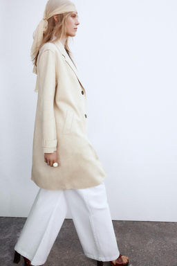 FAUX SUEDE COAT - Zara фото 3