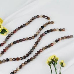 Бусины для украшений Окаменелое дерево (38 бусин) - Радуга самоцветов фото 4