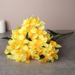Цветок искусственный Нарцисс букет 49 см / LZQ-5 /уп 2/240/ - Галеонтрейд фото 3