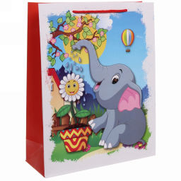 Цена за 12 шт. Пакет подарочный "Мультяшки" 26*32*10 см - АКЦИЯ