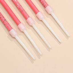 Свечи для торта Блестящая вечеринка, 10 шт., розовые - Страна карнавалия фото 4