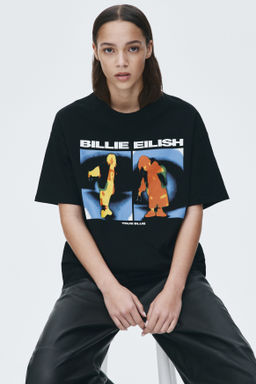 Camiseta oversize con motivo estampado - H&m фото 7