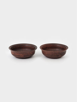 Набор 2 шт Тарелка глубокая 0,7 л, 6х18х18 см, «Вьюнок»