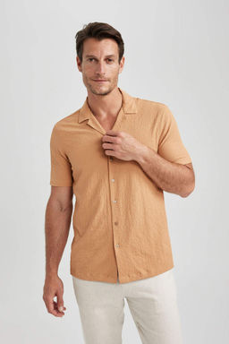 Рубашка с короткими рукавами Modern Fit - Defacto фото 4