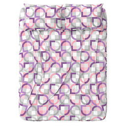 Простыня 1,5 спальная "Идилия, белый" 150х215см, бязь "Комфорт" 121г/м2, хлопок 100%, упаковка "классическая" ПВХ 28х41см, "Домашняя мода" (Россия)