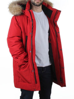D6940L RED Куртка мужская зимняя "Аляска" (200 гр. холлофайбер)