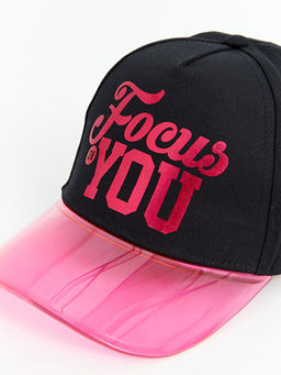 Yaz? Bask?l? K?z ?ocuk Kep ?apka - Waikiki фото 2