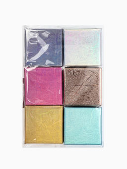Набор коробочек подарочных 6 шт. под серьги/кольцо «Голография», 5×5, цвет МИКС (7077020)