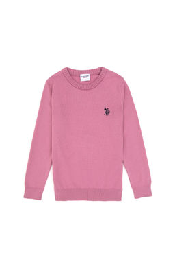 K_z _ocuk Pembe Basic Kazak Sepette S_rpriz _ndirim