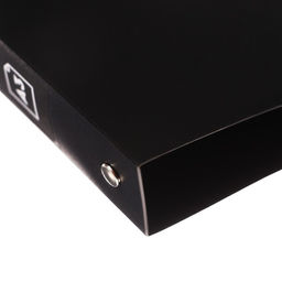 Папка на 4 кольцах А3, Calligrata TOP, 27 мм, 800 мкм, горизонтальная, чёрная