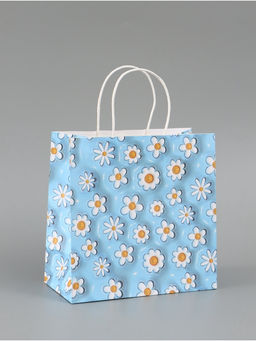 Цена за 2 шт. Пакет подарочный «Ромашки», 22 × 22 × 11 см