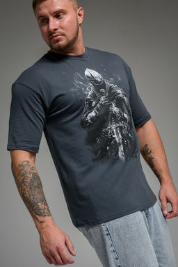 Футболка мужская 8507/1 оверсайз