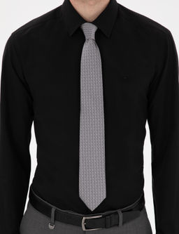 Siyah Regular Fit Uzun Kollu Basic G_mlek