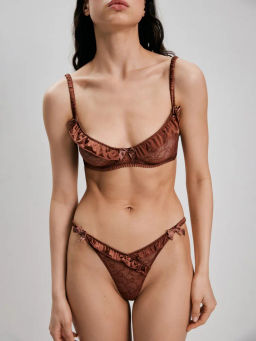 Infinity / Трусы стринг жен Vladislava ореховый - Infinity Lingerie фото 6