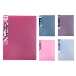 Expert Complete Trend ICEberries Папка на 4 О-кольцах A4 700 мкм 25 мм лён 1 шт. d - 17 мм голубика EC211420071