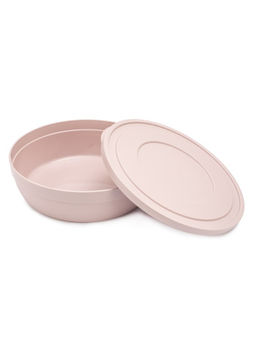 Салатник SANDY розовый 4л 28.5см низкий с крышкой