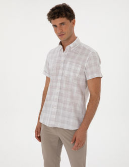 Kahverengi Regular Fit K_sa Kollu G_mlek - Pierre cardin фото 3