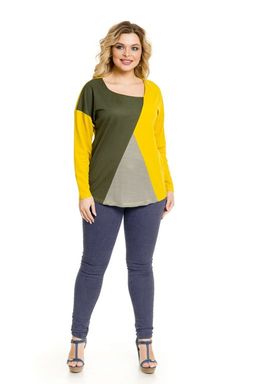 Лонгслив 1003 хаки - Novita фото 10