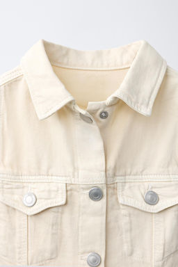 VESTIDO DENIM BOTONES / Crudo - Zara фото 3