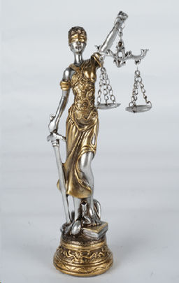 Статуэтка Фемида 31 см / QMH219554-3 /уп 18/