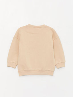 Bisiklet Yaka Uzun Kollu Bask?l? Erkek Bebek Sweatshirt 2li - Waikiki фото 3