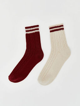 ?izgili Kad?n Soket ?orap 2li