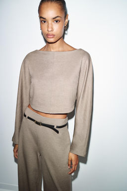 PALAZZO TROUSERS WITH BELT - Zara фото 13