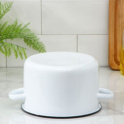 Кастрюля эмалированная, 2.9 л, d=20 см, цилиндрическая, МИКС