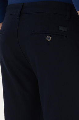 Erkek Slim Fit Lacivert Kanvas / Chino Pantolon