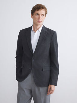 Standart Kal?p Erkek Blazer Ceket