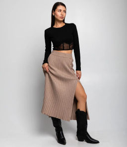Юбка #КТ919 (5), бежевый